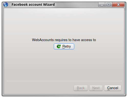 WebAccounts does not work