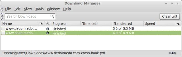 Download manager