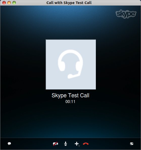 Test call