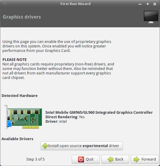 Graphics drivers