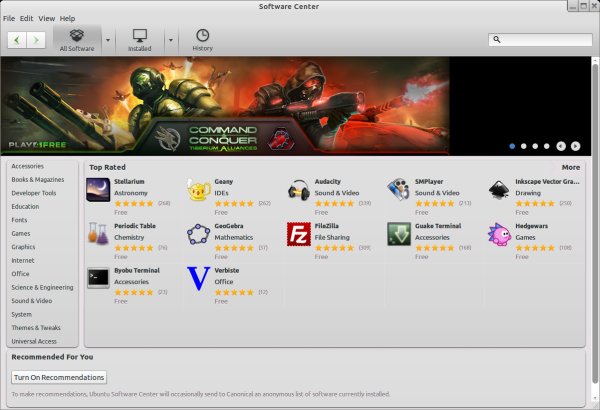 Ubuntu Software Center