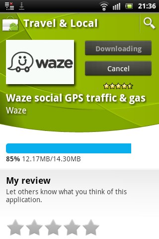 Installing Waze