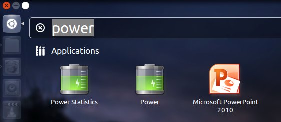 PowerPoint in the menu