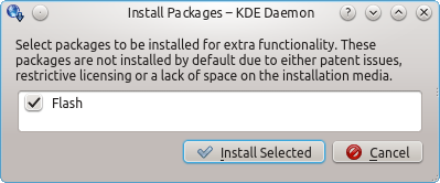 Install extra packages
