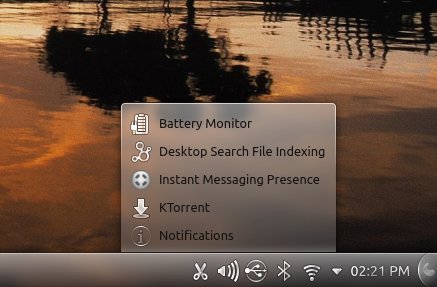 System area transparency