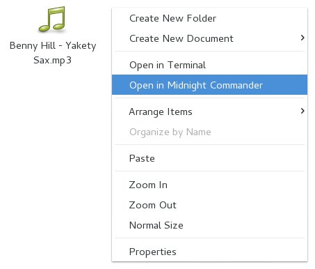 Midnight Command option