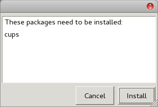 Missing cups package