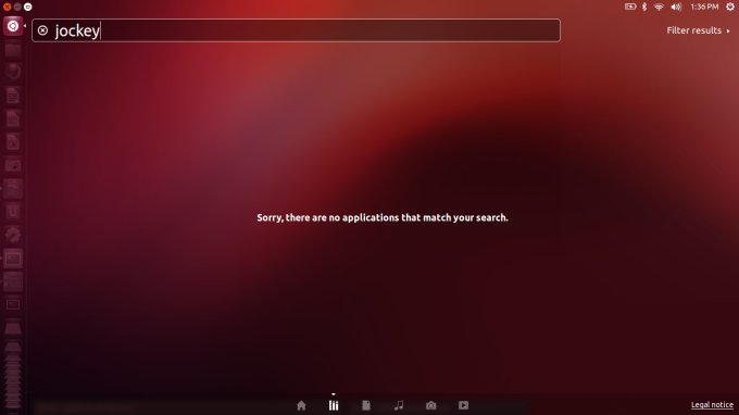 No Jockey in the menu