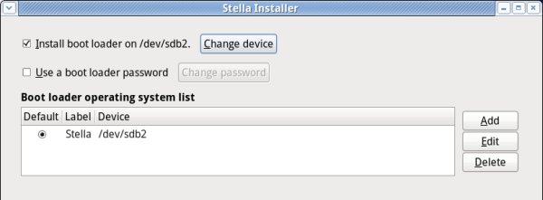 Bootloader configuration