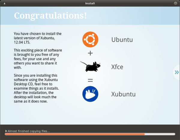 Slides like Xubuntu