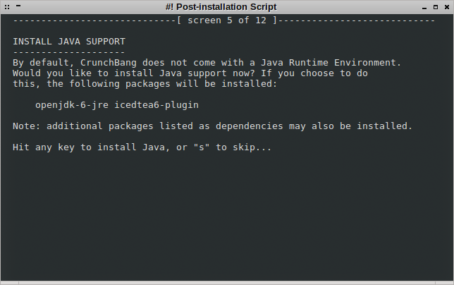 Java setup