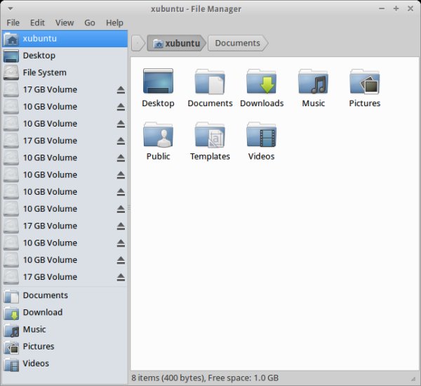 File manager, duplicate mounts