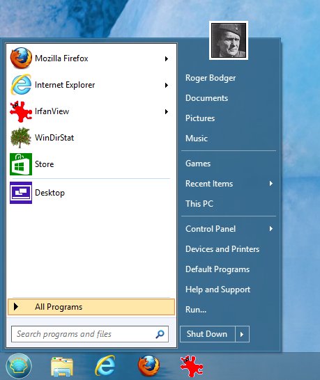 Fixed shutdown button