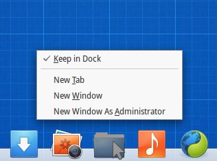 Contextual dock actions 2