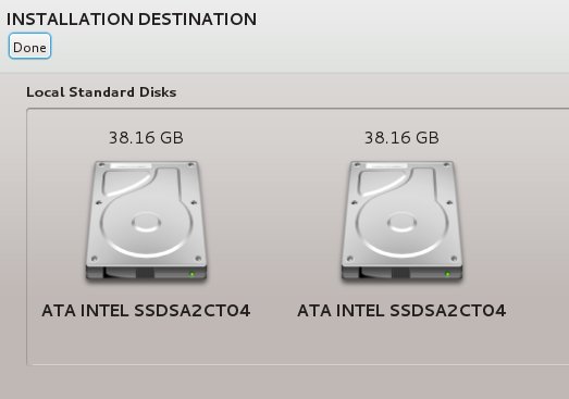 Disk by model, Done button