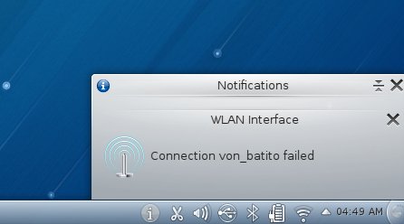 Wireless failed bogus message
