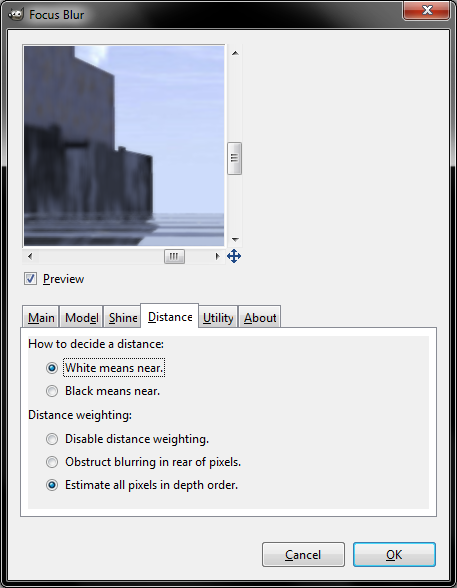 Old Fblur distance option