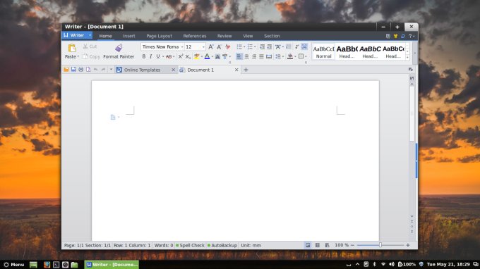 Main interface, nice