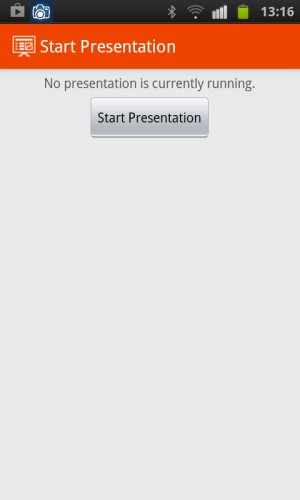 Presentation not running