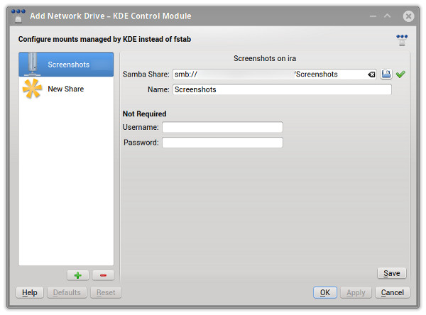 Network drive mapped