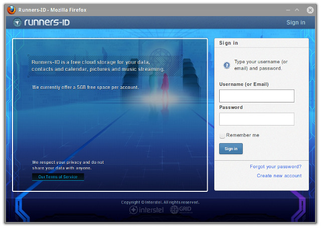 Runners-ID cloud storage