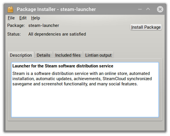 Steam install