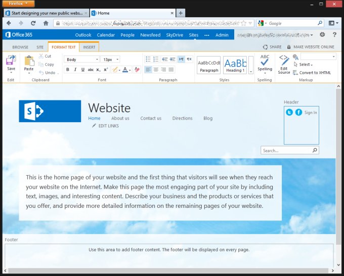 Very confusing site edit options