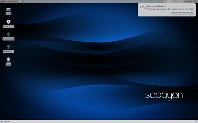 Wireless works, desktop