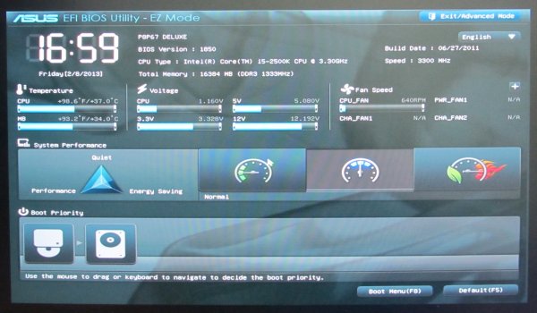 UEFI interface