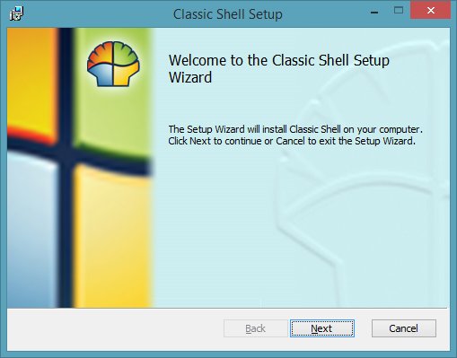 Install Classic Shell