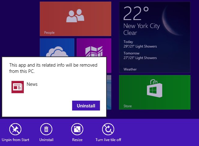Uninstall useless apps