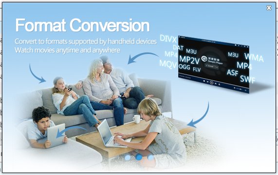 DPlayer splash screen