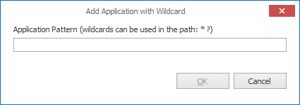 Add wildcard