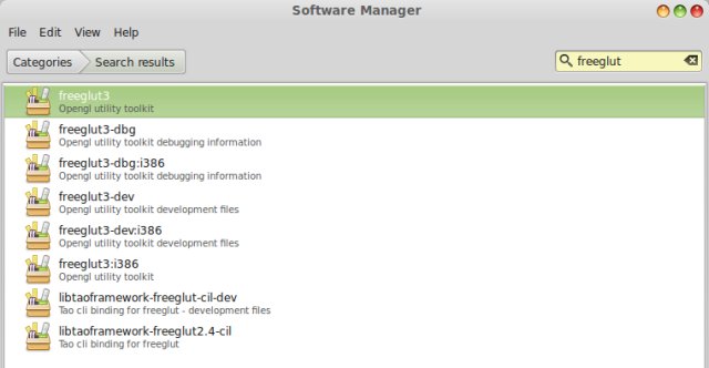 freeglut installation