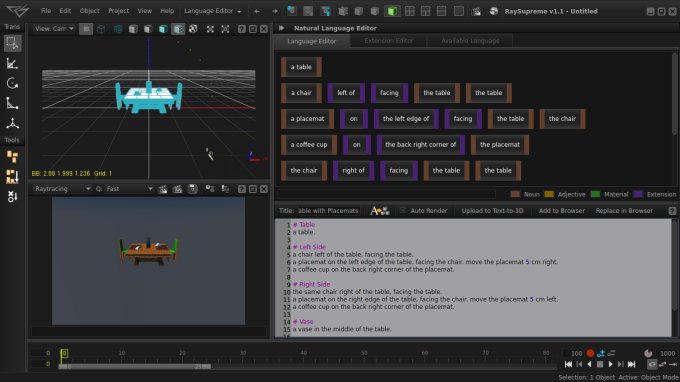 Natura Language Editor