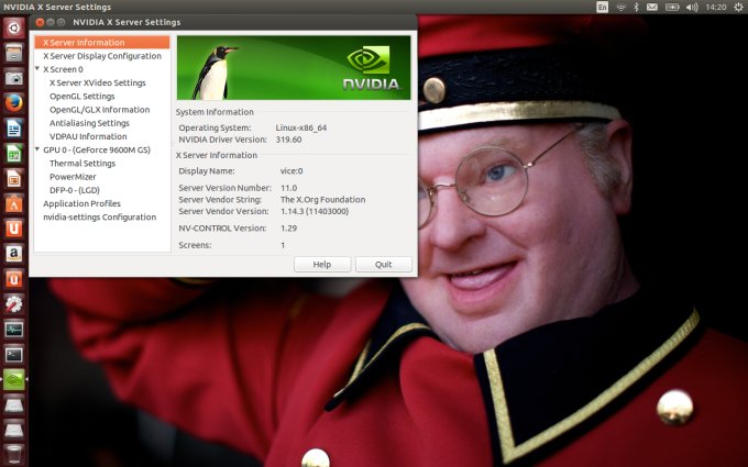 Nvidia drivers installed