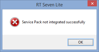 Not integrated, Windows 8