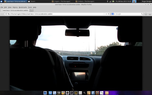HD video, in Firefox
