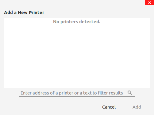 Printer does not work