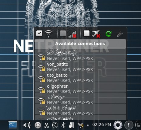 Transparent wireless panel