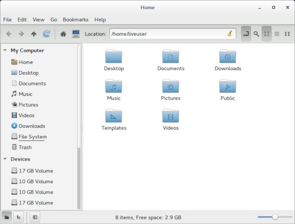 File manager, Gnome style