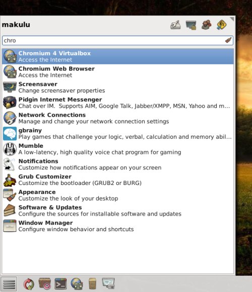 Chromium, weird item