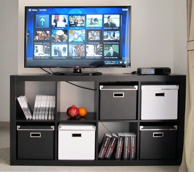 Zoomed out, TV, Youtube plugin