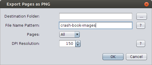 Export pages as images