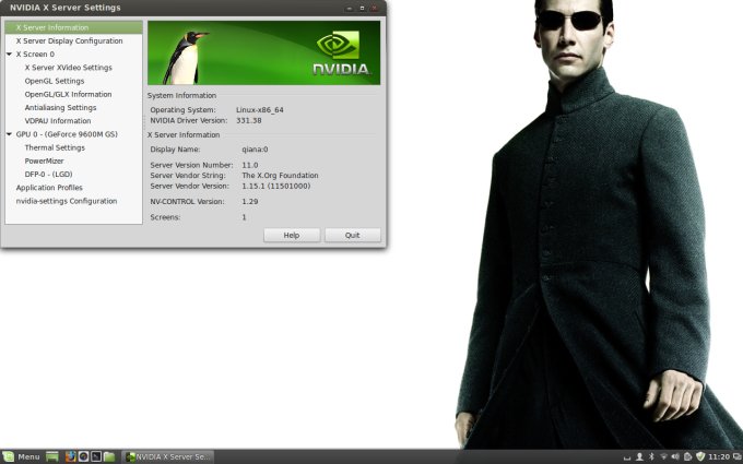 Nvidia drivers running