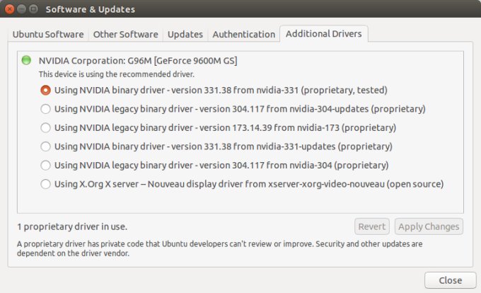 Drivers install, success