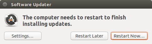 Restart after updates