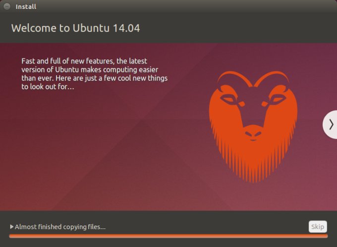 Installation almost done