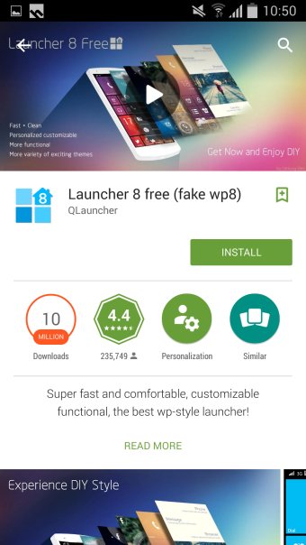 Launcher 8 install