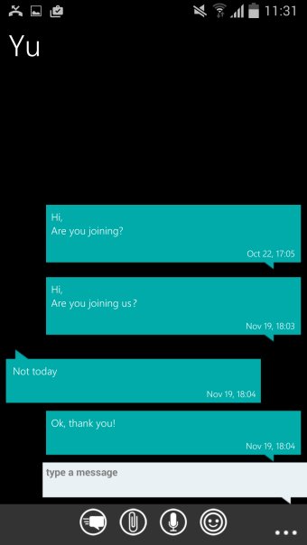 Messaging, in action